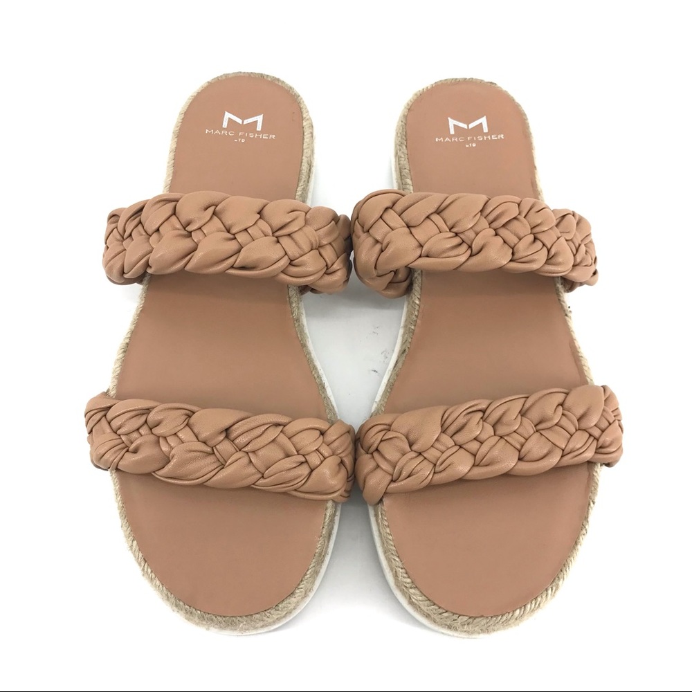 Marc Fisher Tan Brown Macaroon Jaimee Espadrille … - image 2